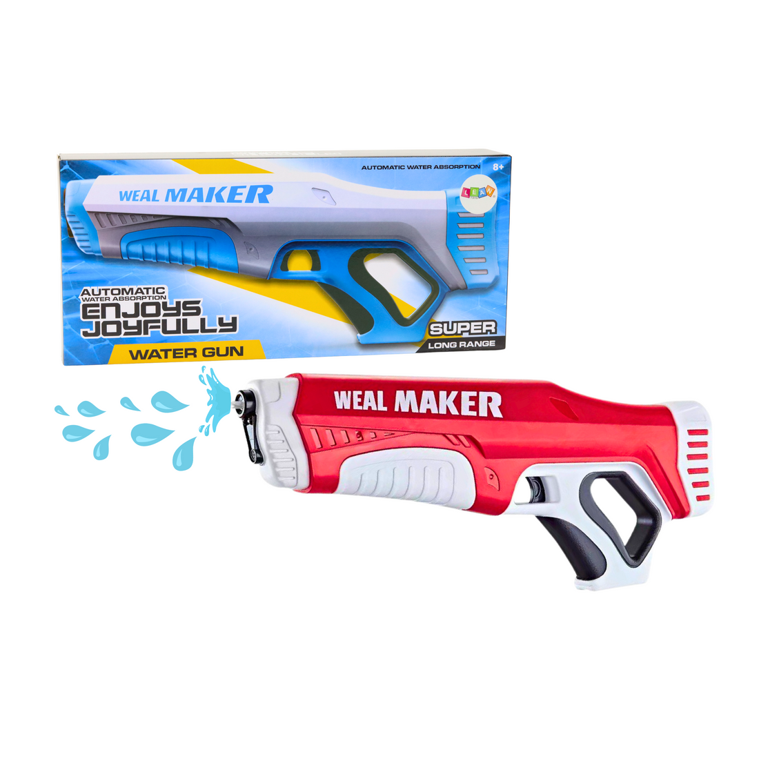 Automatisk rödvattenpistol, 350 ml kapacitet | Hem & Hobby | Pryloteket