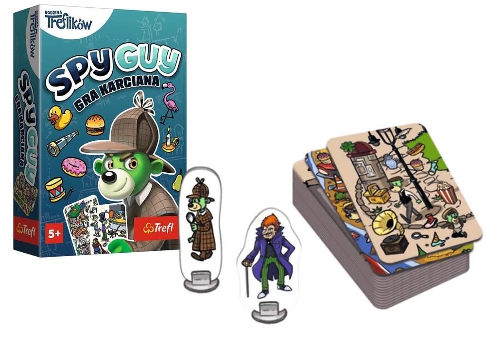 Spy Guy Card Game – Familiesjov, Treflików-tema