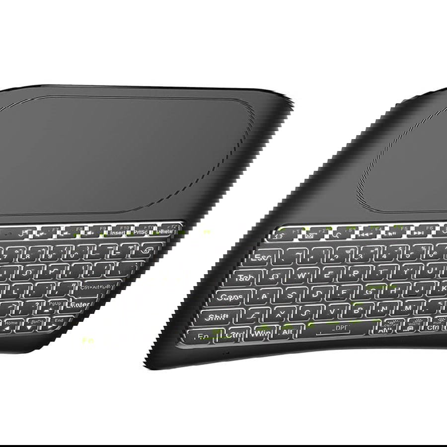 D8 Mini Trådlöst tangentbord med touchplatta | Elektronik - Datortillbehör - Tangentbord, Möss & Fjärrkontroller - Tangentbord - Trådlösa Mini Tangentbord | Pryloteket