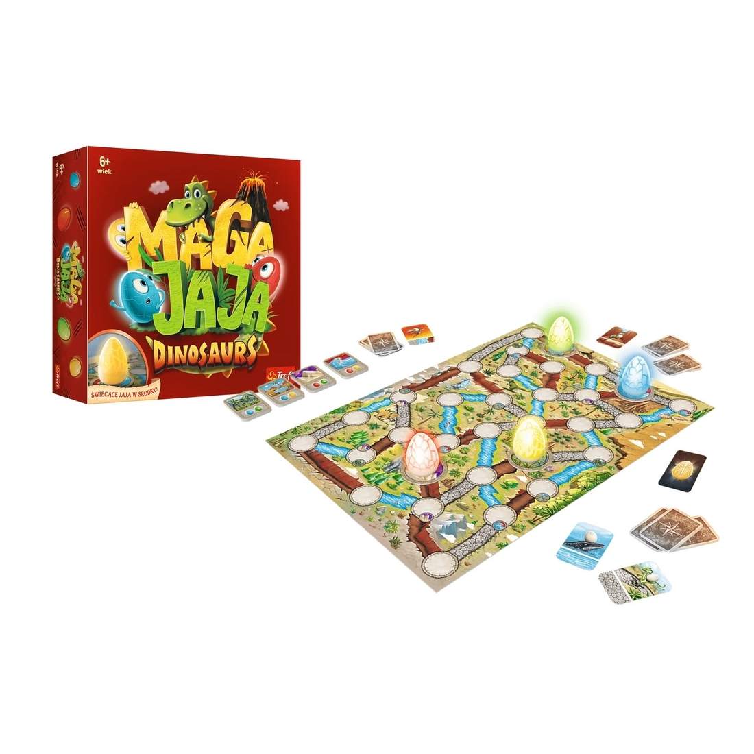 Familjebrädspel – Dinosaurier-tema, åldrar 5+ | Hem & Hobby | Pryloteket