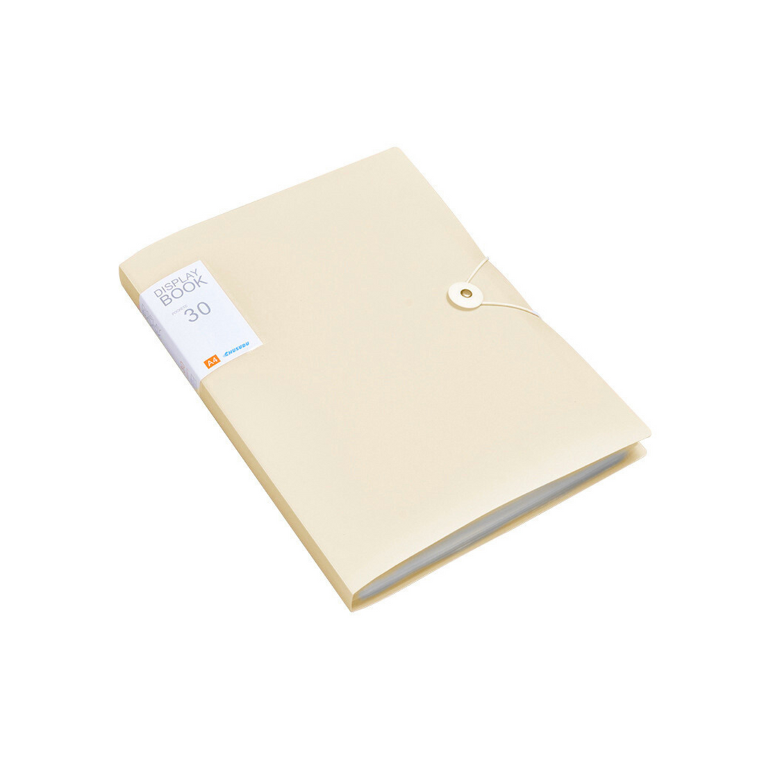 A4 Beige plastmapp med resår, 30 st | Hem & Hobby | Pryloteket