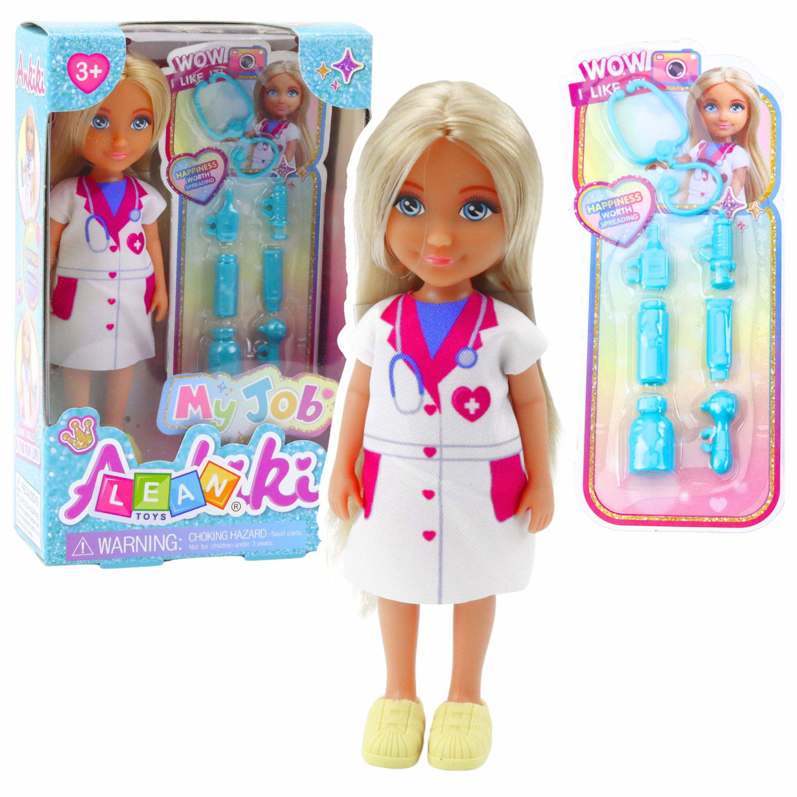 Mini Doll Doctor Sæt med medicinsk tilbehør