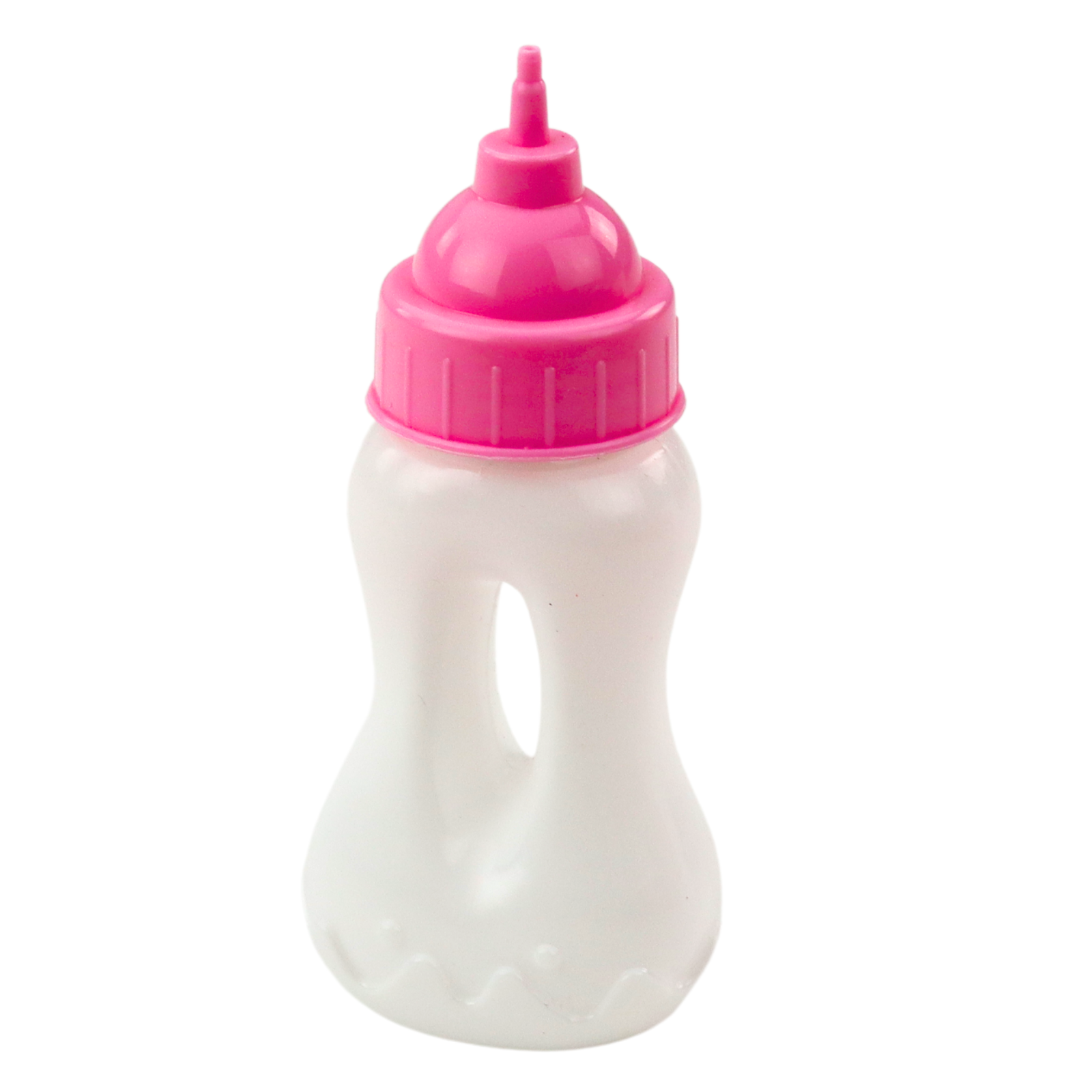 Babydukke med sutteflaske, lyserødt outfit, lyde, 30 cm