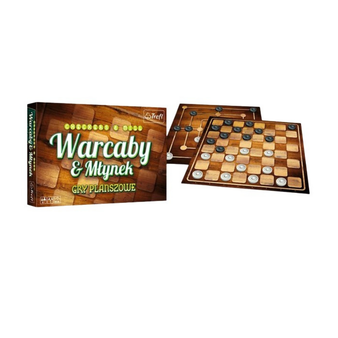 Checkers and Mill Game Set – Brädspel | Hem & Hobby | Pryloteket