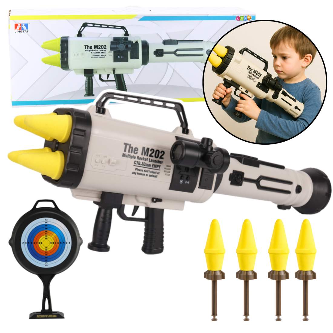 Foam Rocket Launcher 68 cm – Stor storlek | Hem & Hobby | Pryloteket