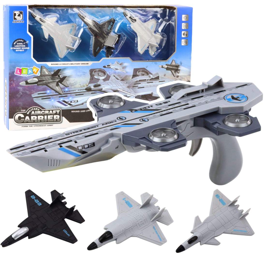 Jet Plane Launcher Set med ljus och ljud | Hem & Hobby | Pryloteket
