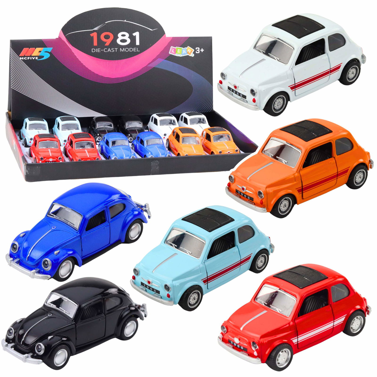 Klassisk samlebil med døre, der kan åbnes 1:36