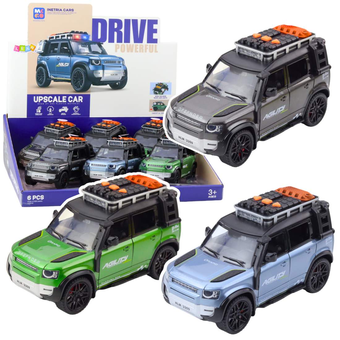 Fjärrkontrollerad terrängbil med ljus och ljud | Hem & Hobby | Pryloteket