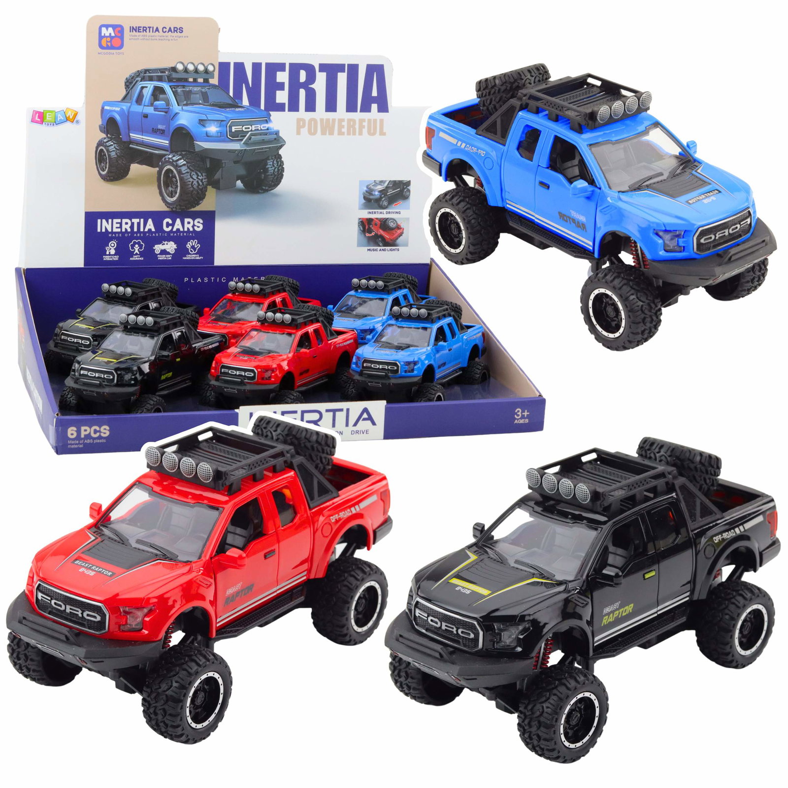 Terrängfordon med öppningsbara dörrar, ljus, ljud | Hem & Hobby | Pryloteket