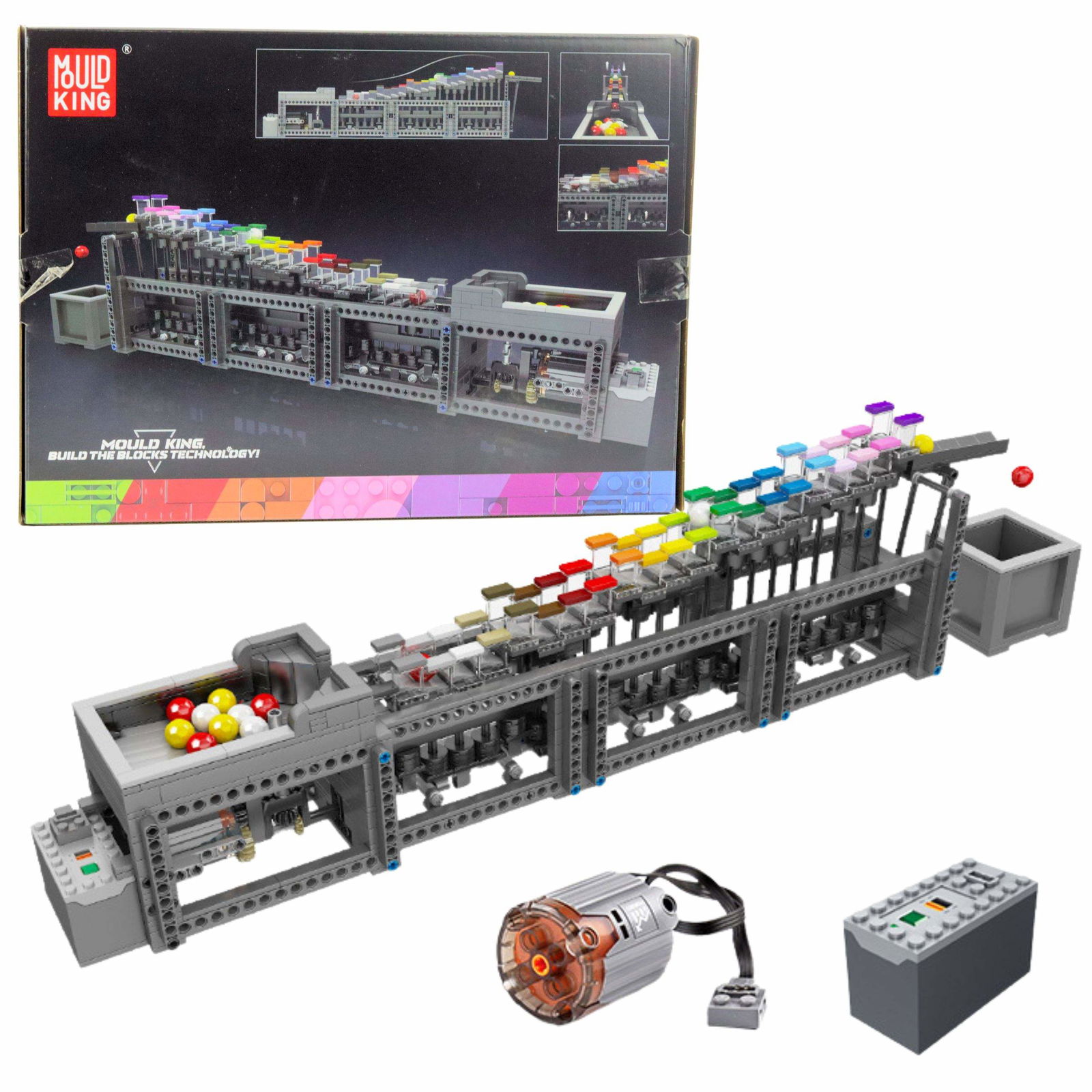 Marble Run byggesæt med elmotor, 1038 stk