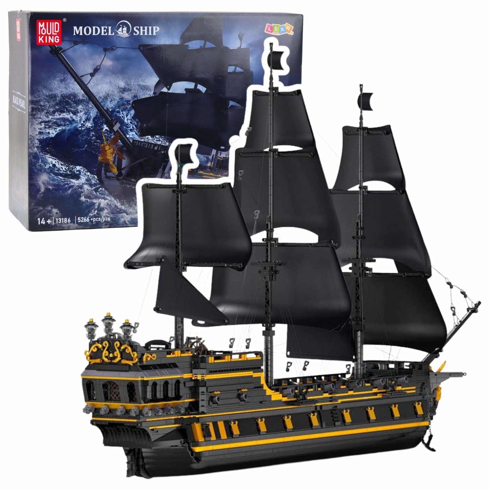 Piratskibs byggeklodser, 5266 stk