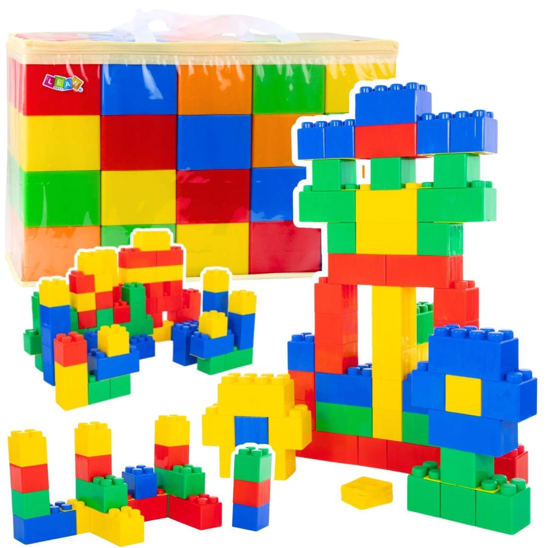 Stort byggklossarset, 20 delar, 28,5x9x9 cm | Hem & Hobby | Pryloteket