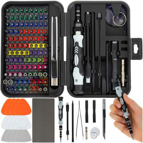 Præcisionsskruetrækkersæt – 133-delt CRV-værktøjssæt