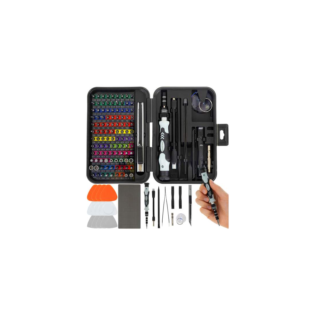 Precisionsskruvmejselsats – 133-delars CRV-verktygssats | Hem & Hobby | Pryloteket