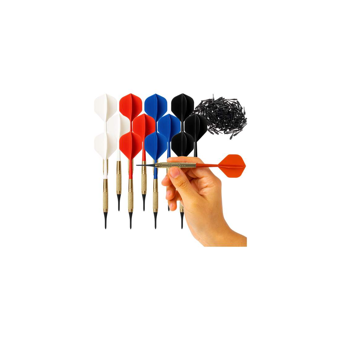 Dartset för elektroniska brädor – 12 delar, 200 spetsar, hållbara | Hem & Hobby | Pryloteket