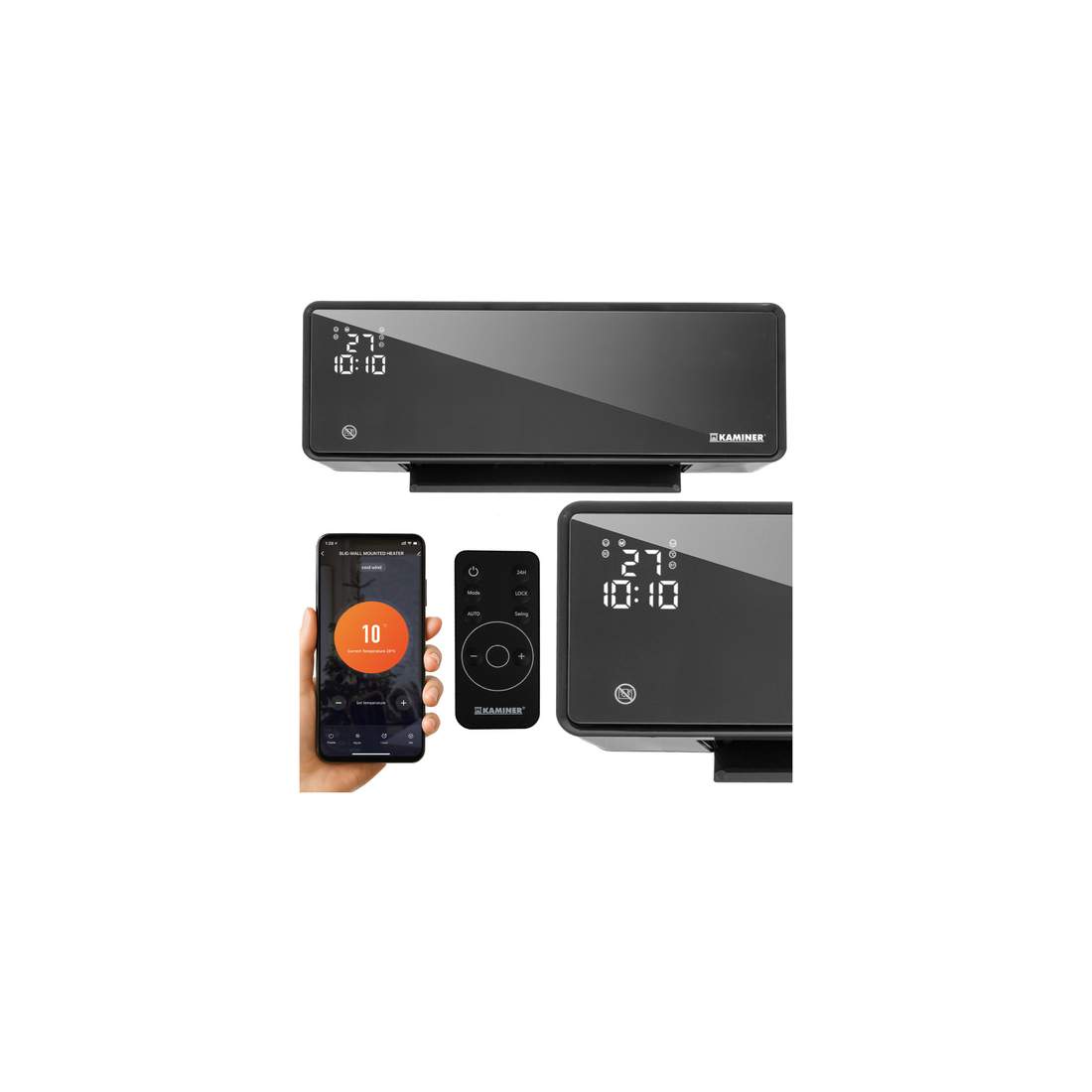 Luftridåvärmare – 2000W, WiFi, fjärrkontroll | Hem & Hobby | Pryloteket