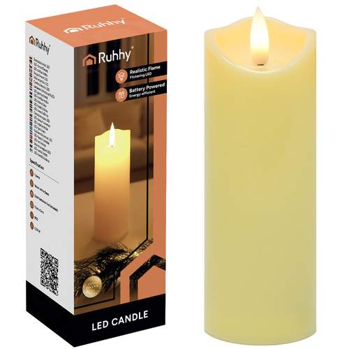 LED-kynttilä/sisäosa 15x5cm 1kpl Ruhhy 26719