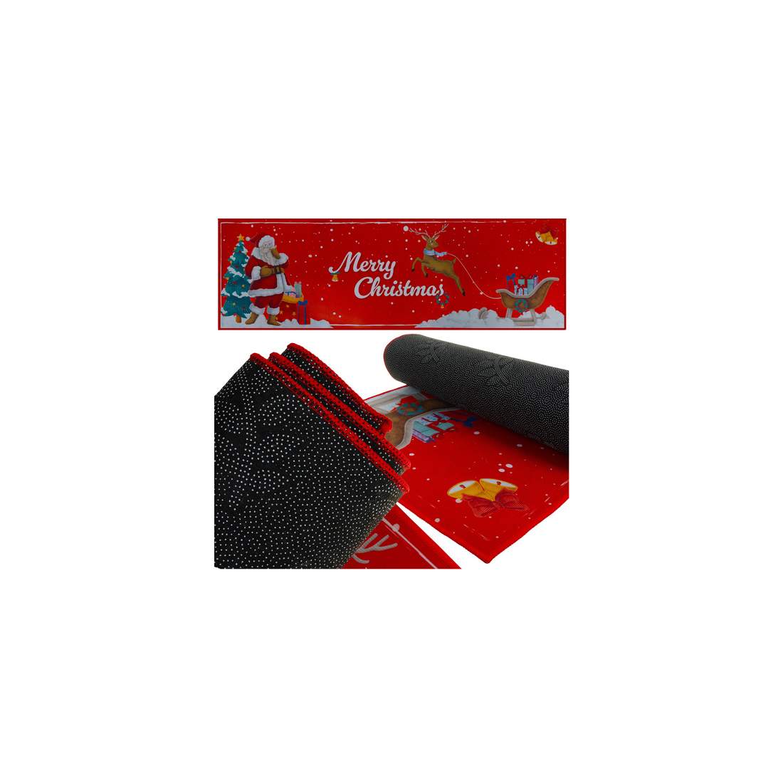 Julmatta – Halkfri, Snabbtorkande, 160x50 cm | Hem & Hobby | Pryloteket