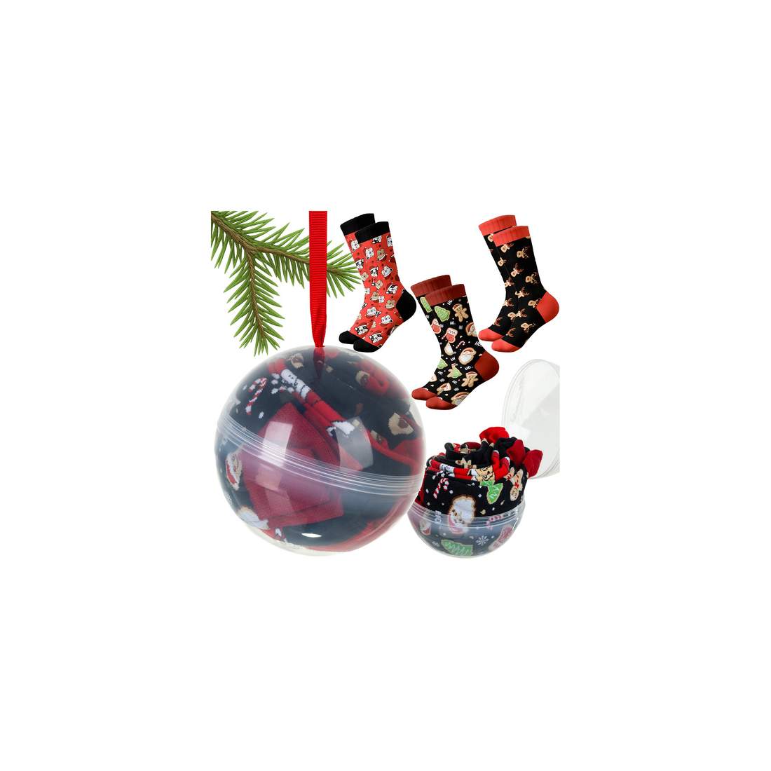 Julstrumpor presentset – 3 par, unisex, mjuk bomull | Hem & Hobby | Pryloteket