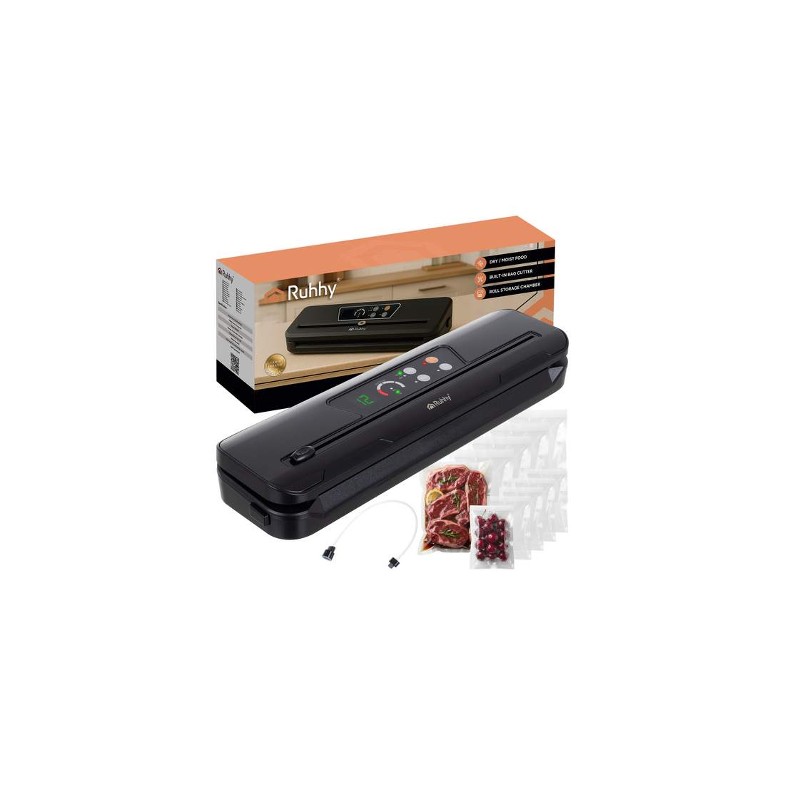 Vakuumförslutare med 80 kPa sug och glidande skärare | Hem & Hobby | Pryloteket