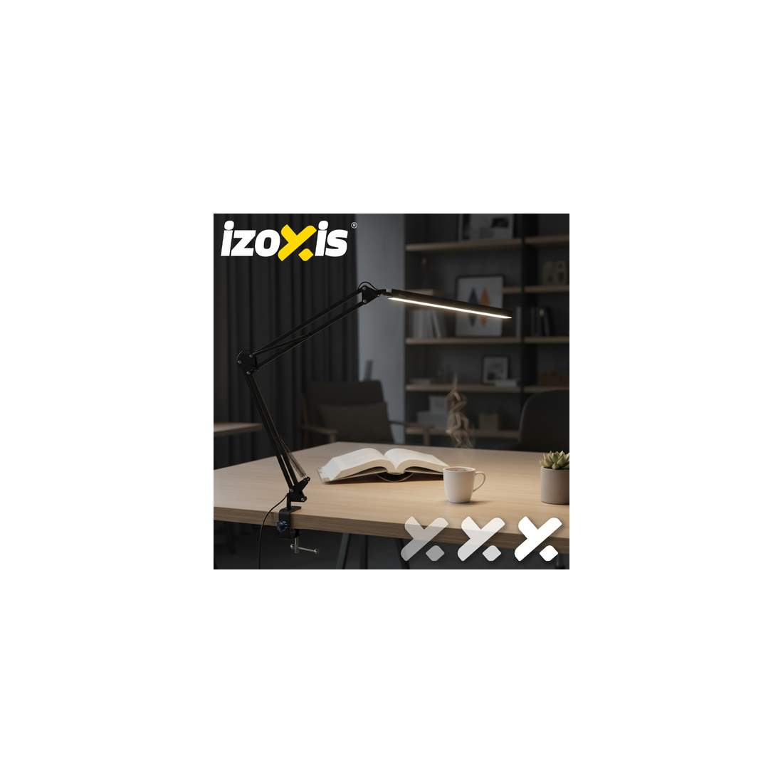 Izoxis 26357 2-i-1-skrivbordslampa | Hem & Hobby | Pryloteket
