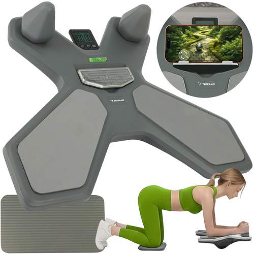 Balancebræt med timer – Vendbar, Skridsikker, 41x52 cm