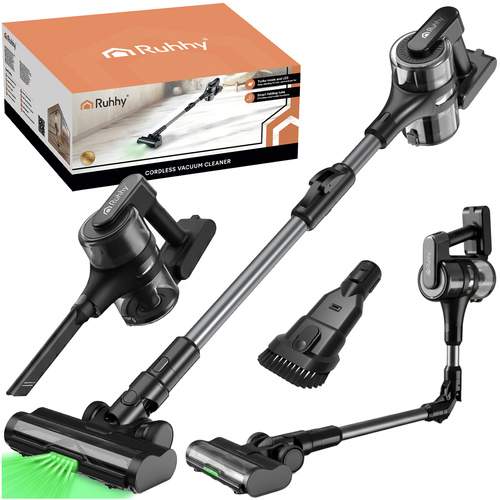 Ledningsfri opretstående støvsuger – 400 W, 52 minutters driftstid, HEPA-filter