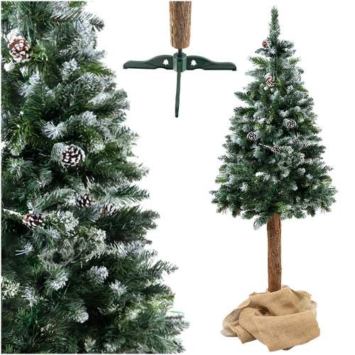 Kunstigt juletræ med sneeffekt, 180 cm