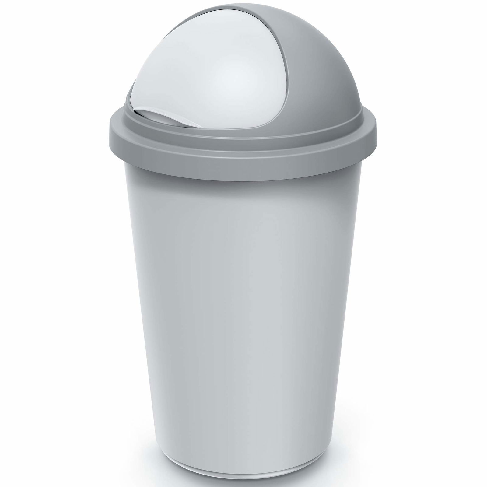 50L plastik affaldsbeholder – Låsbart låg, nem rengøring