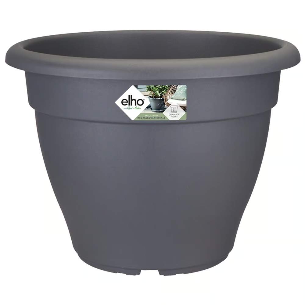 Urtepotte Antracit 29x22cm – Genbrugsmateriale, Frostbestandig