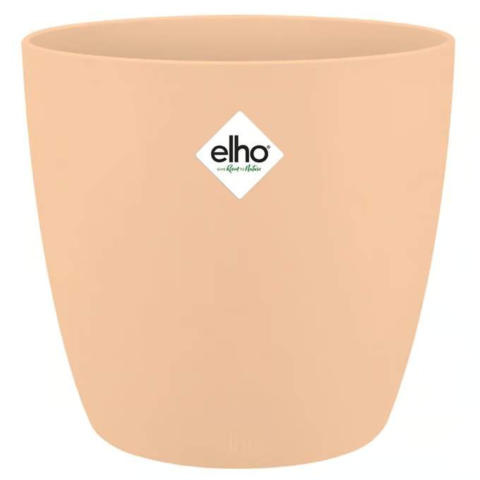 Beige genbrugsblomstpotte, 16x15cm, 2,2L, frostsikker