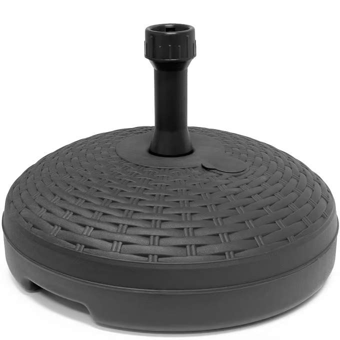 Parasolfod, rottingeffekt, 45 cm, vejrbestandig