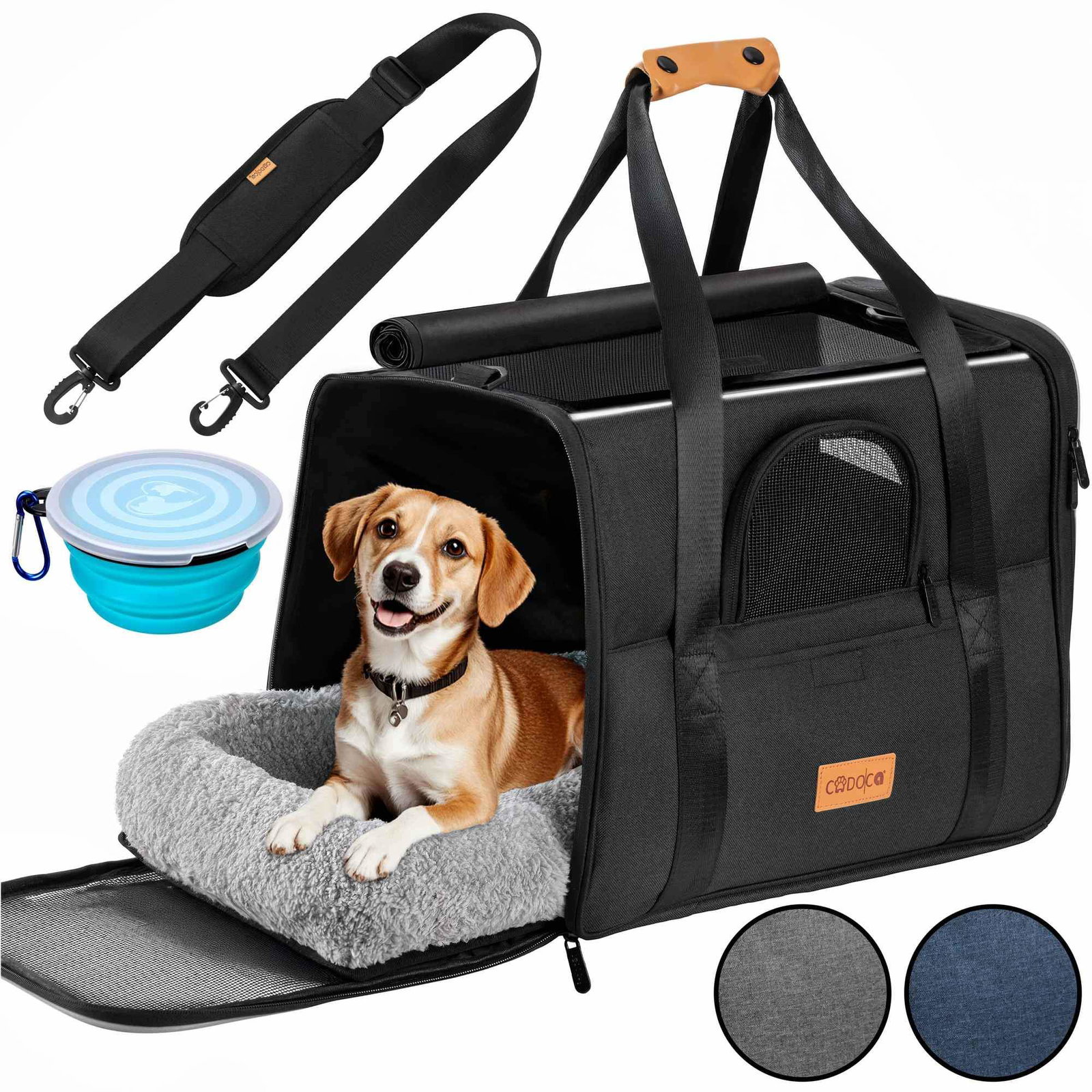 Katttransportlåda antracit 44x34x31cm upp till 20kg | Hem & Hobby | Pryloteket