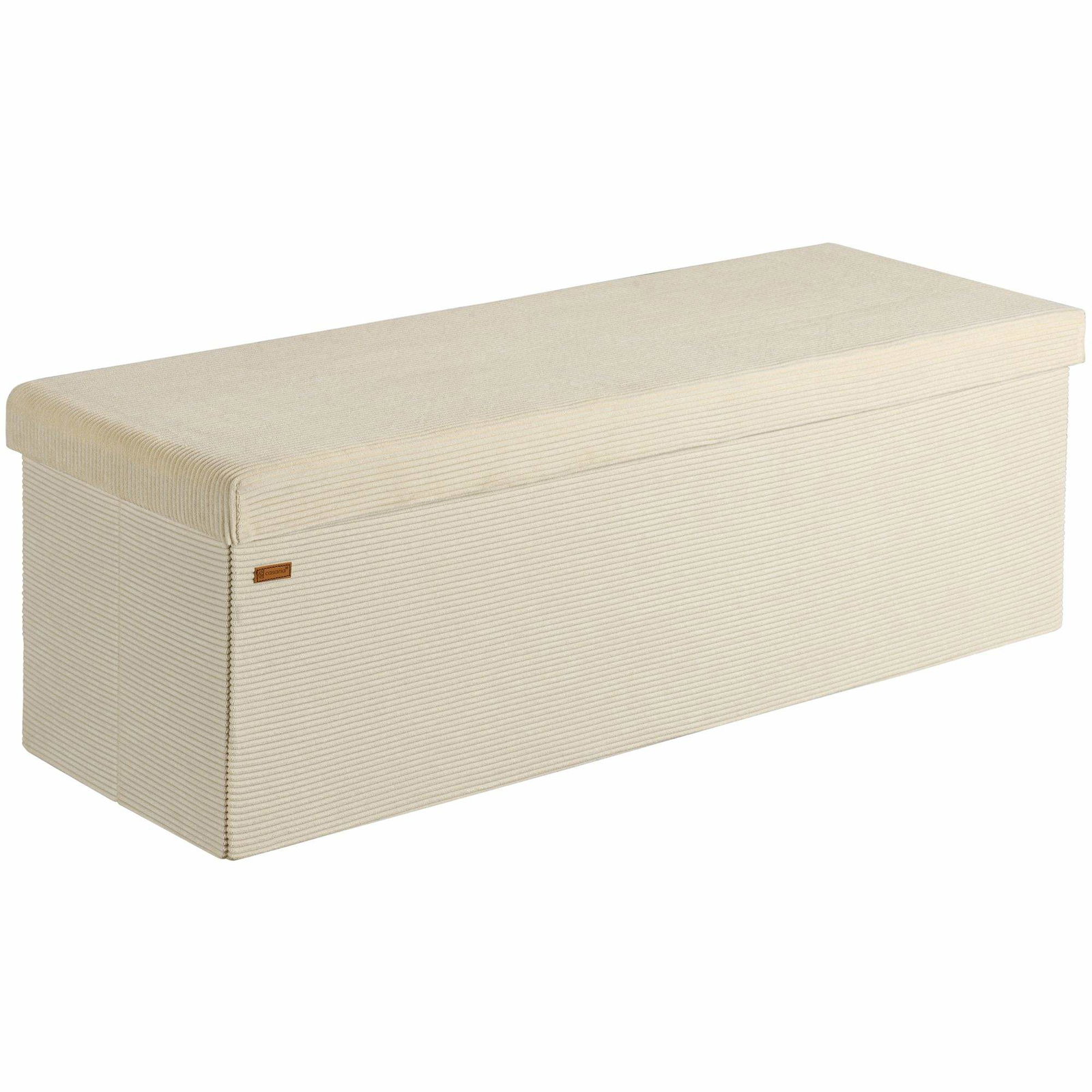 Bänk Beige Snöre 114x38x38cm MDF Hopfällbar | Hem & Hobby | Pryloteket