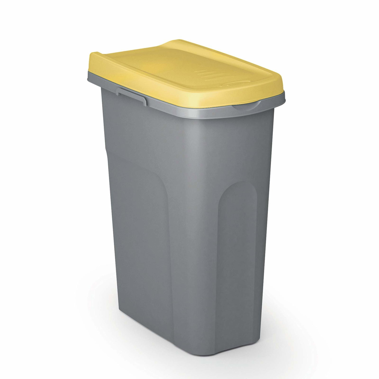 Papperskorg 25L – Grå/Gul, Enkel avfallssortering | Hem & Hobby | Pryloteket