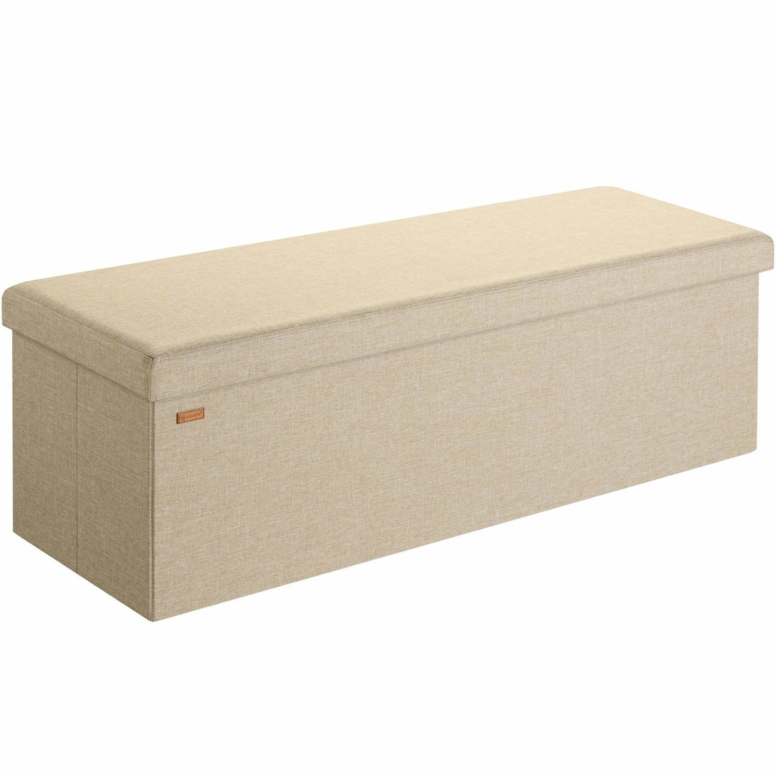 Bænk Beige 115x38x38cm MDF foldbar