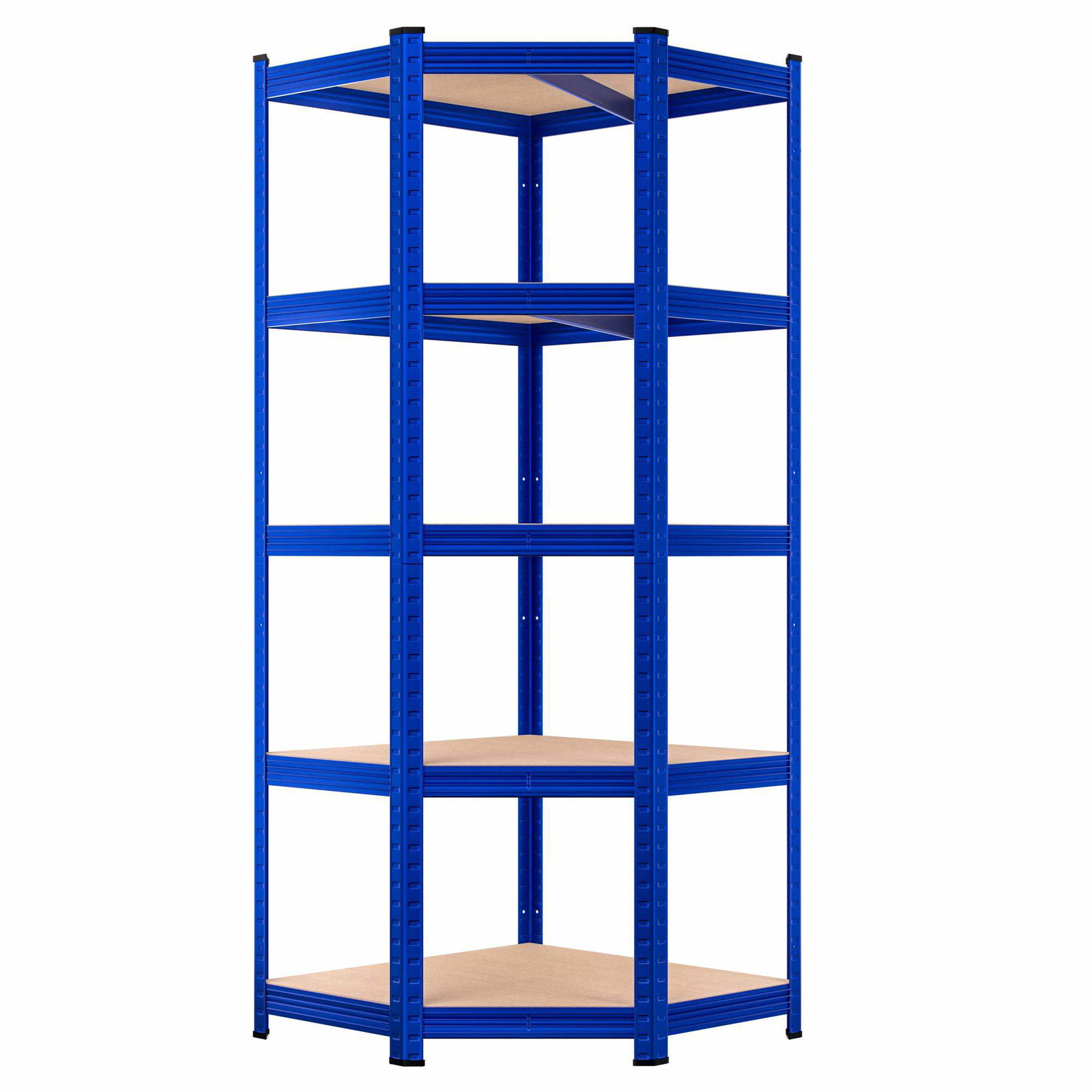Kraftiga bultlösa hyllor, blå, 180x70x40cm, 875kg kapacitet | Hem & Hobby | Pryloteket