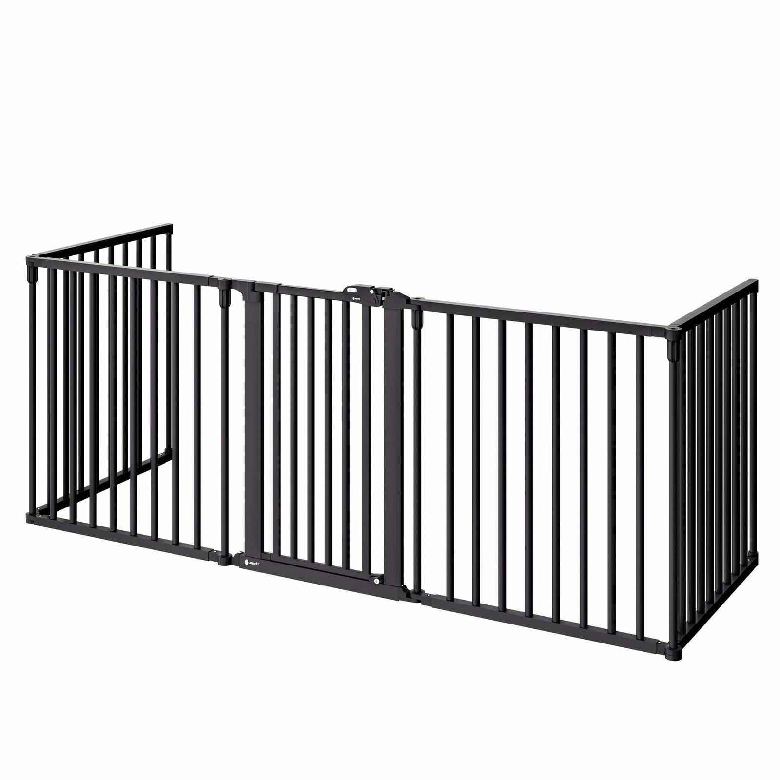 Eldstadsskydd metall 306x77cm fällbart med säkerhetsdörr | Hem & Hobby | Pryloteket