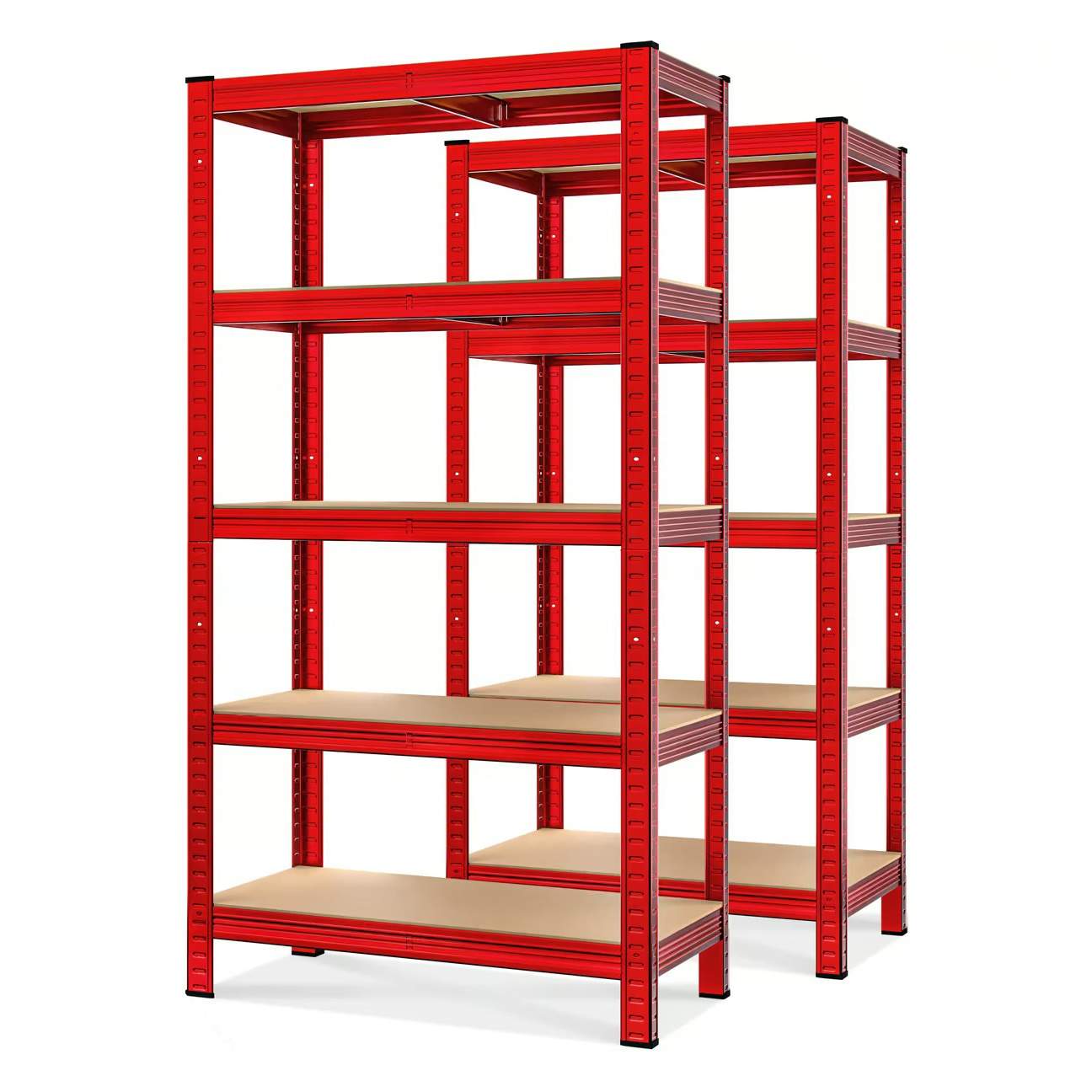 Robust reolsæt, 2 stk., 180x90x40 cm, 875 kg kapacitet