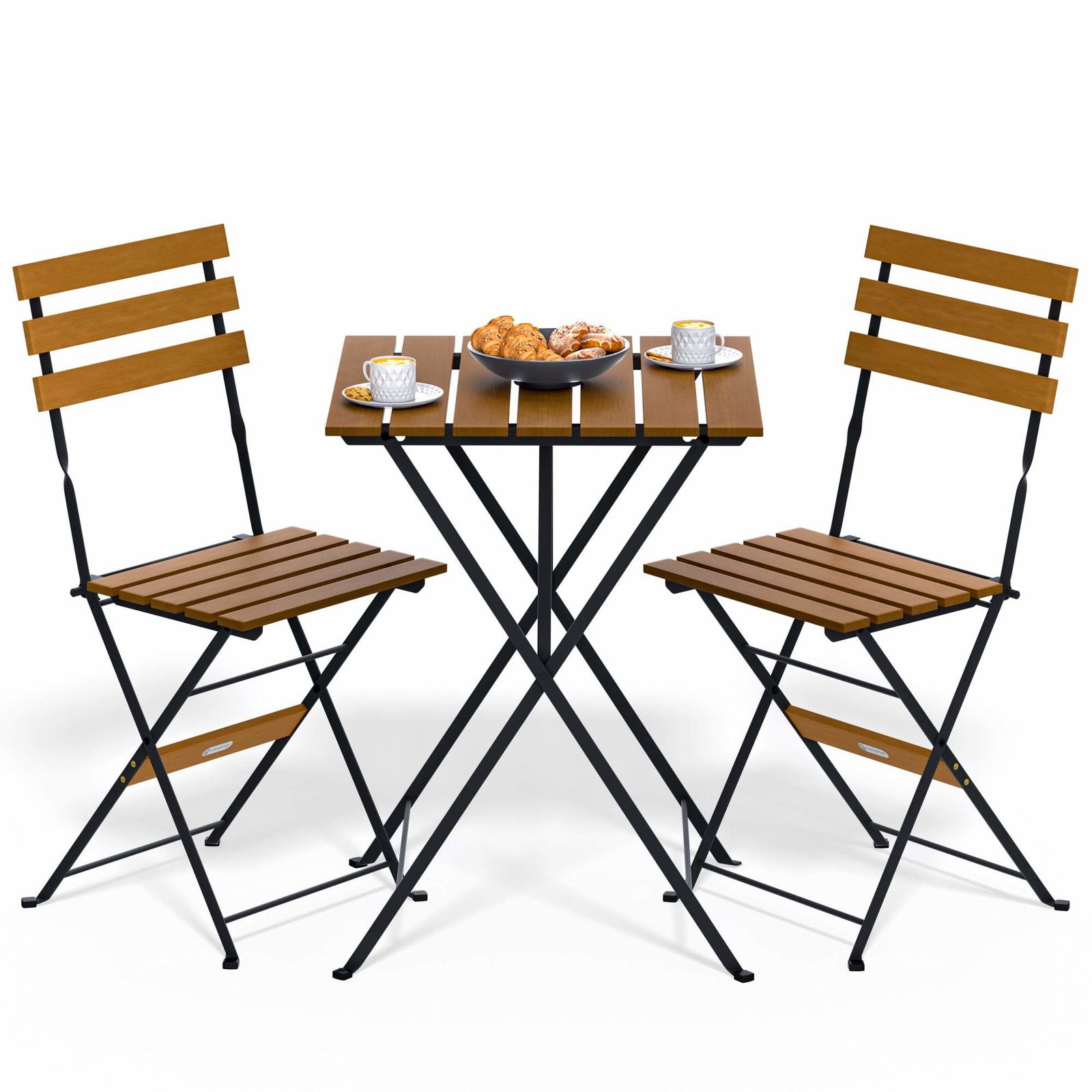 Bistroset i akaciaträ för 2 – Hopfällbart bord och stolar | Hem & Hobby | Pryloteket