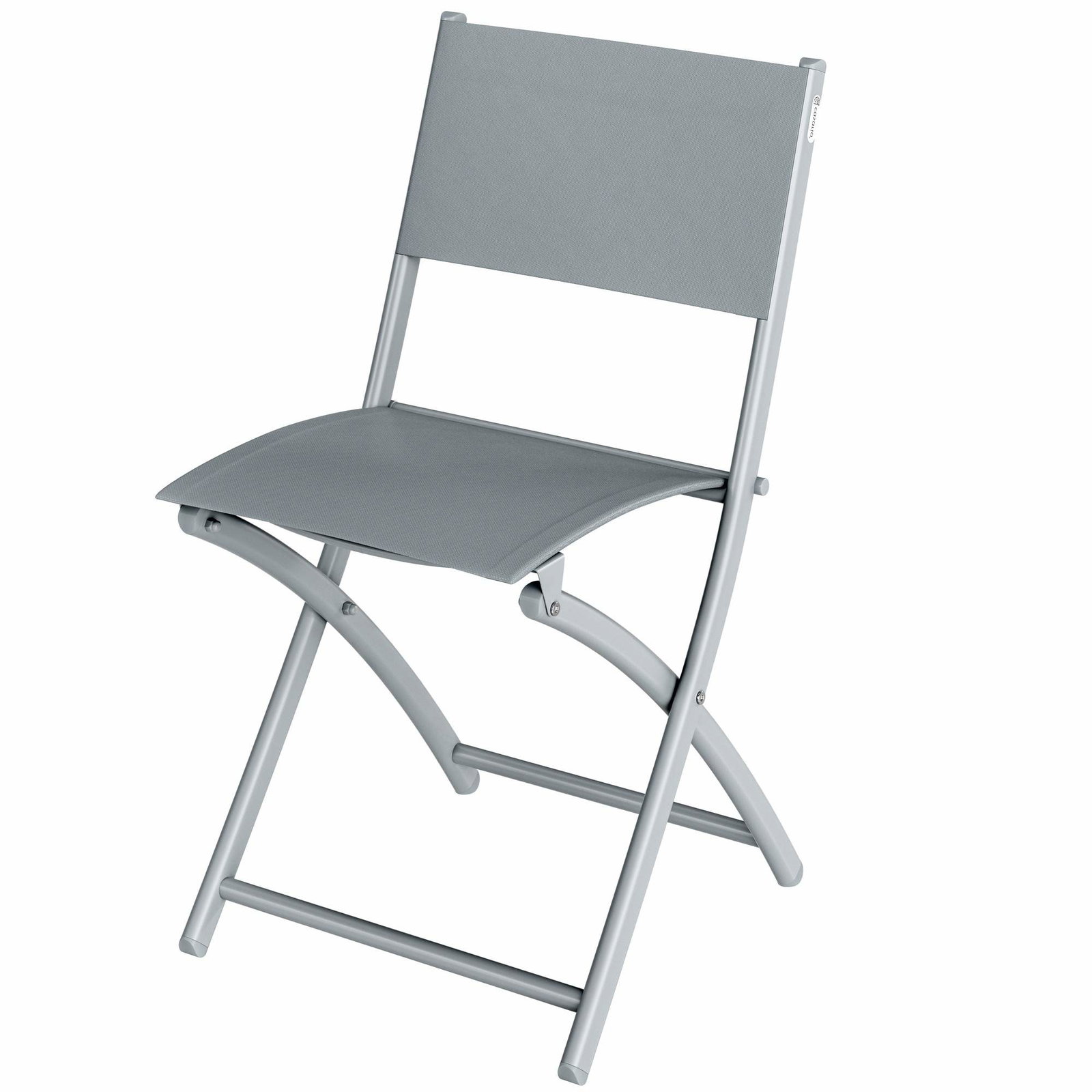 Hopfällbara trädgårdsstolar set om 2 – lättviktiga, grå, stål | Hem & Hobby | Pryloteket