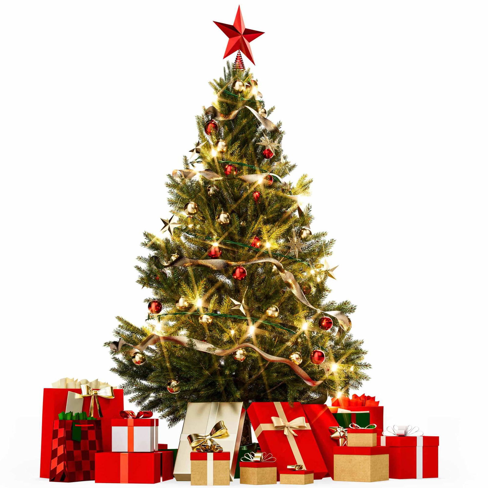 Kunstigt juletræ 150x90cm, realistisk, genanvendeligt