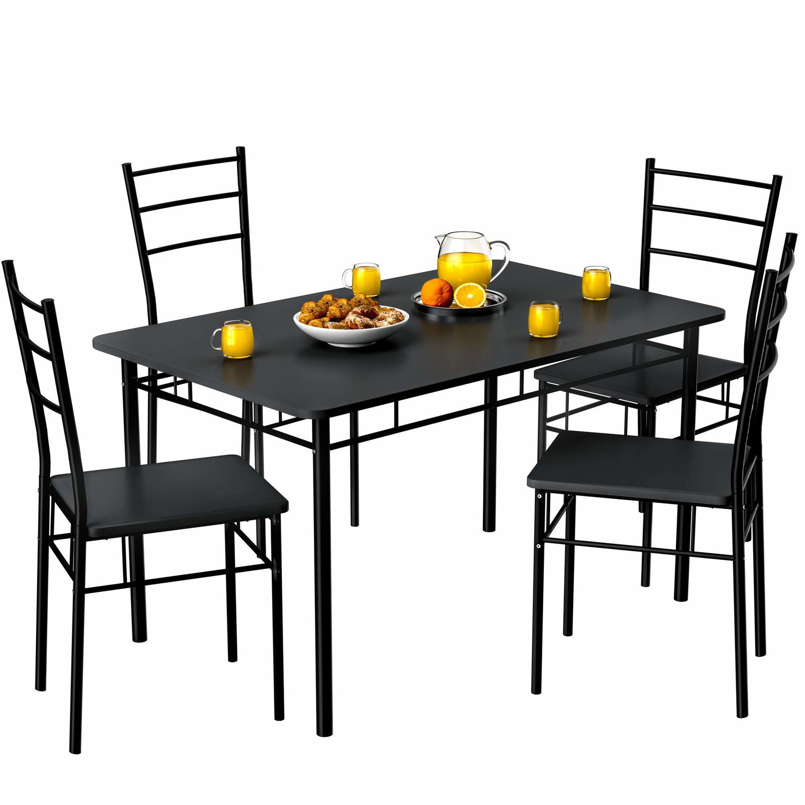 Matgrupp – 5 delar, antracit, platsbesparande design | Hem & Hobby | Pryloteket