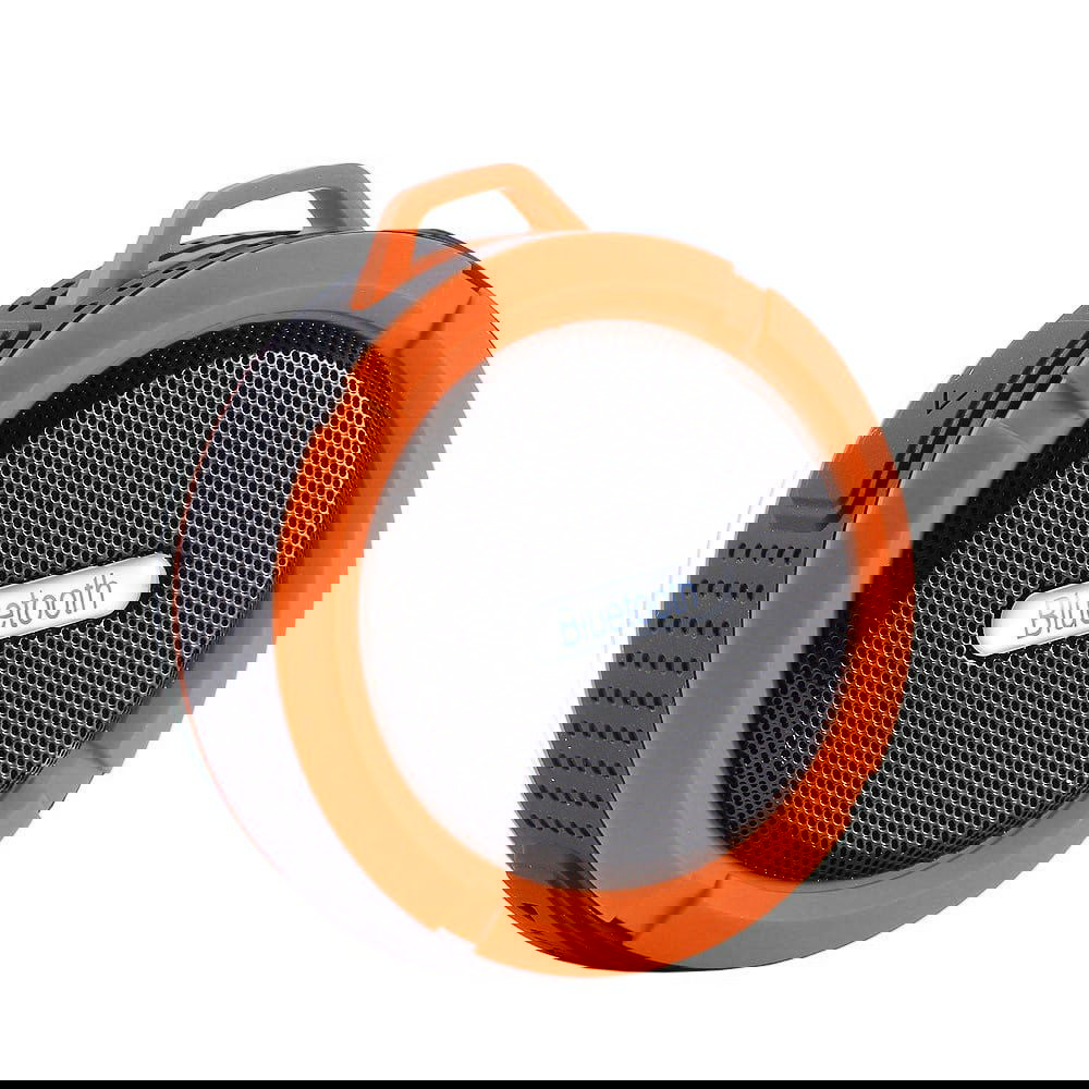 Trådlös Vandtæt Højttaler med Sugekop - Orange