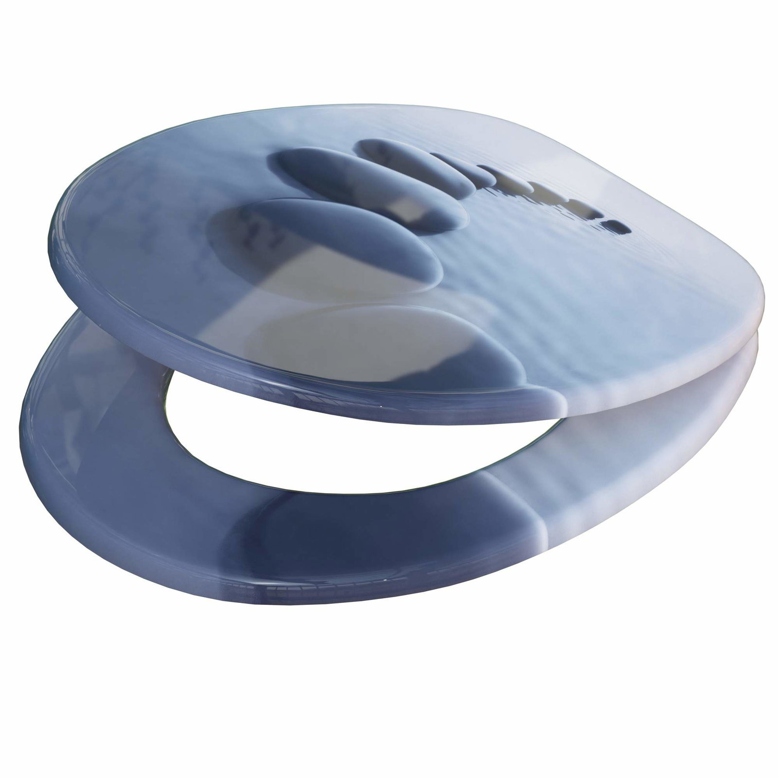 Toalettsits med mjukstängning – MDF, gångjärn i rostfritt stål | Hem & Hobby | Pryloteket