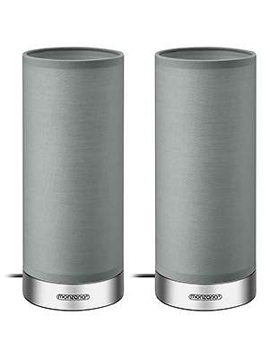 Touch bordlampesæt – 3 lysstyrkeniveauer, stofskærm