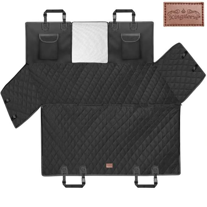 Bilsædebetræk til hund – Sort, Vandtæt, 147x137cm