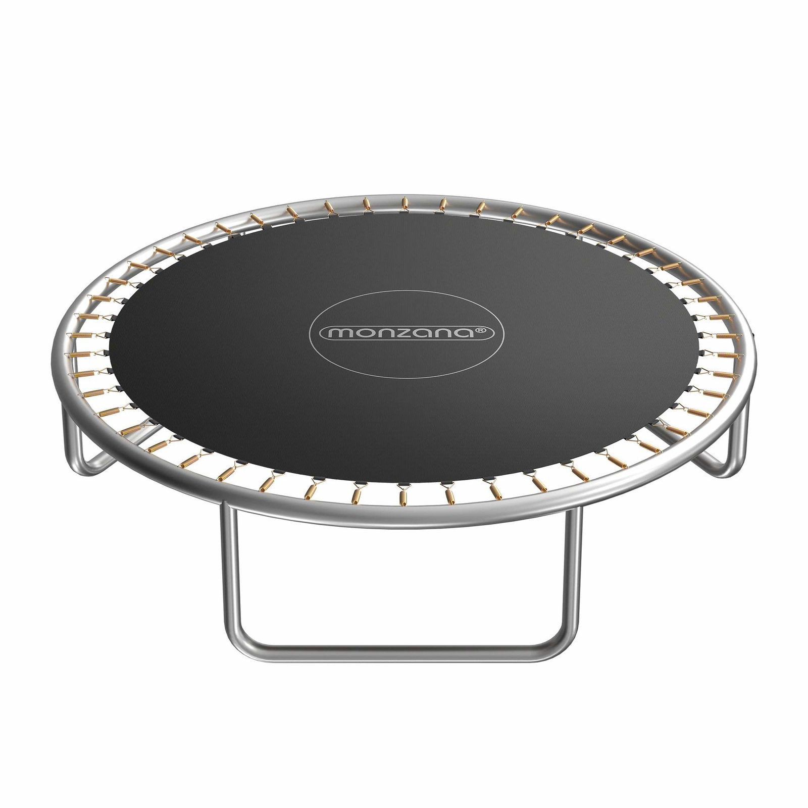 Trampolin hoppemåtte sort Ø244cm, UV-resistent