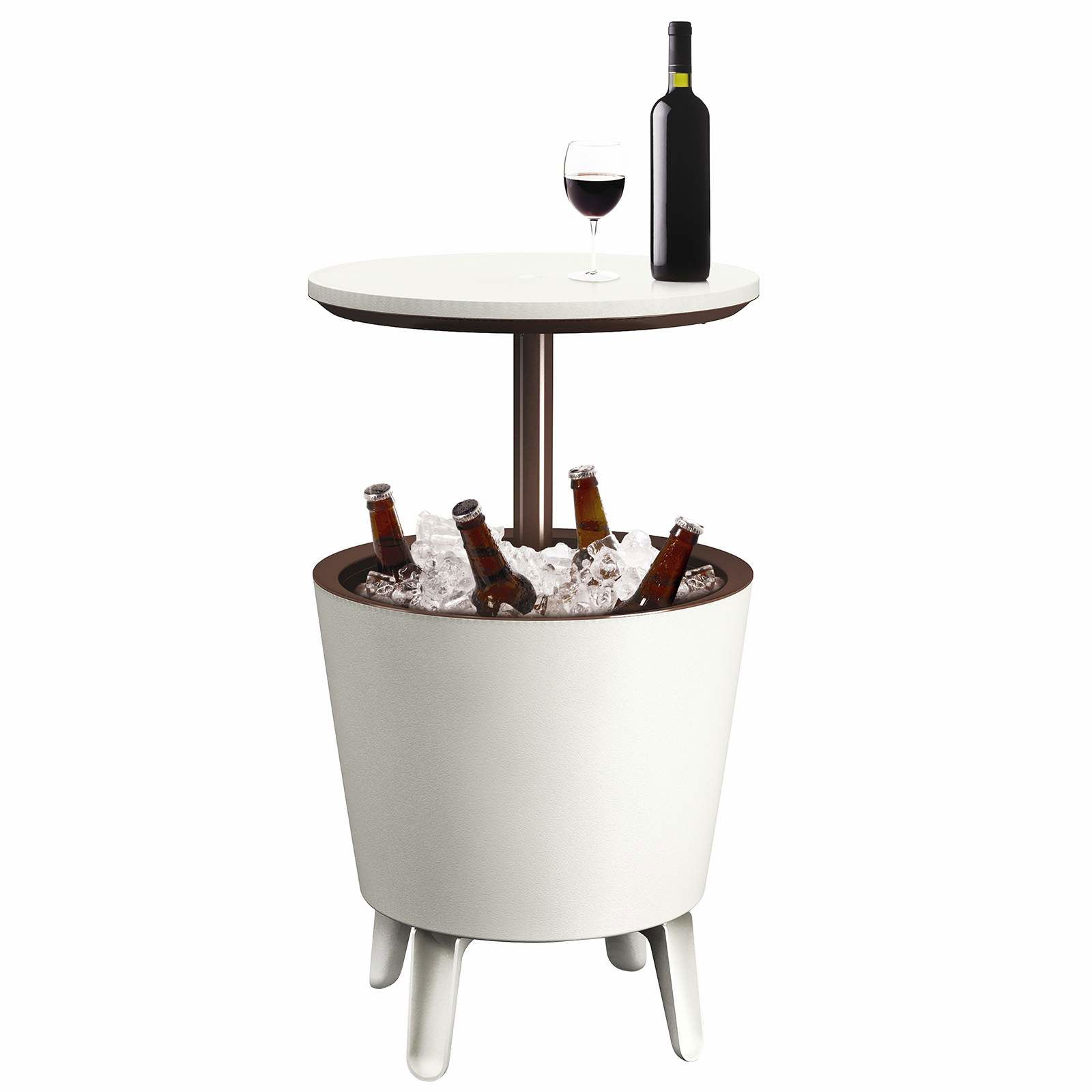 Udendørs kølebarbord – 30L isspand, vejrbestandig