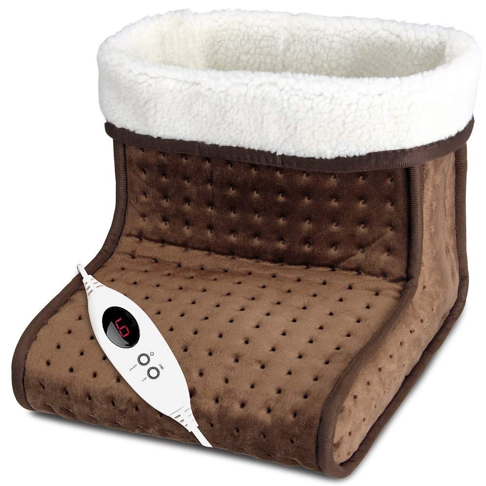 Elektrisk fodvarmer, 6 varmeindstillinger, vaskbart for